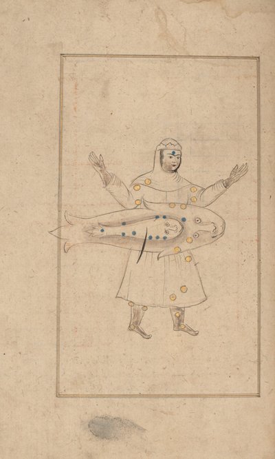 Kitab suwar al-kawakib al-thabita Libro de las imágenes de las estrellas fijas de al-Sufi, siglo XVIII de Unbekannt