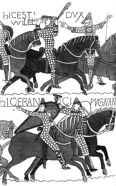 Caballeros de Duc Guillaume, c. 1070, 1849 de Unbekannt