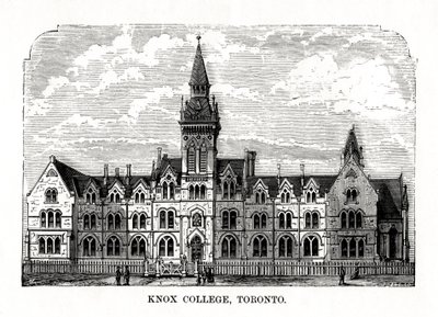 Knox College, Toronto, Ontario, Canadá, siglo XIX de Unbekannt