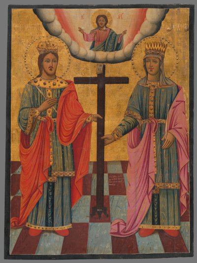 Constantino y Helena (icono) de Unbekannt