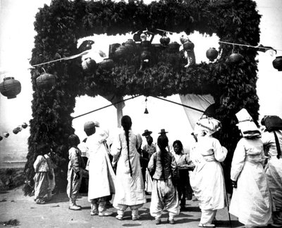 Niños coreanos, 1900 de Unbekannt