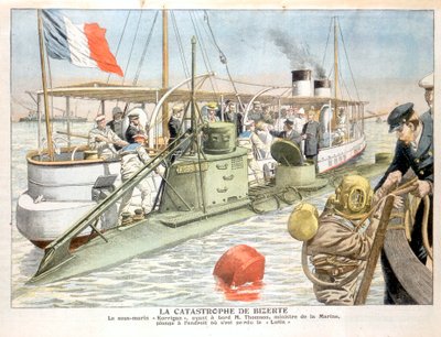 Submarino de la marina francesa Korrigan, 1906 de Unbekannt