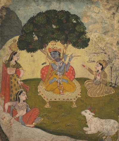 Krishna y Gopis de Unbekannt