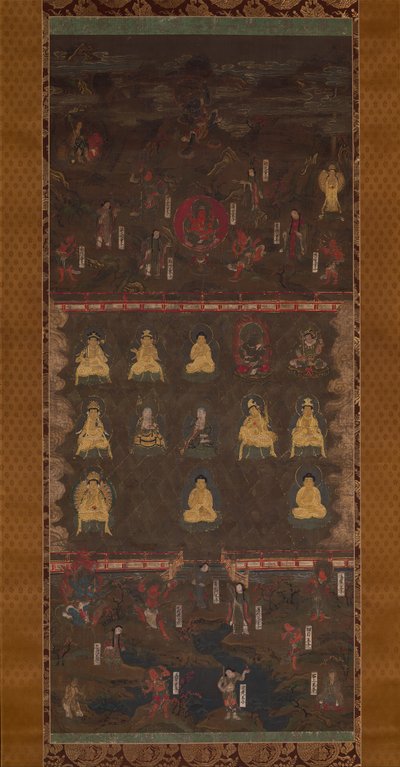 Mandala del Santuario Kumano, principios del siglo XIV de Unbekannt