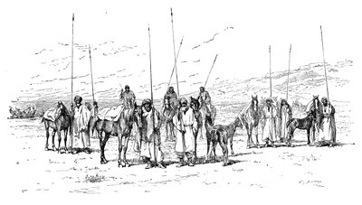 Caballería kurda, 1895 de Unbekannt