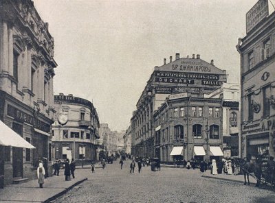Puente de los Herreros de Kuznetsky Most, Moscú, Rusia, 1912 de Unbekannt
