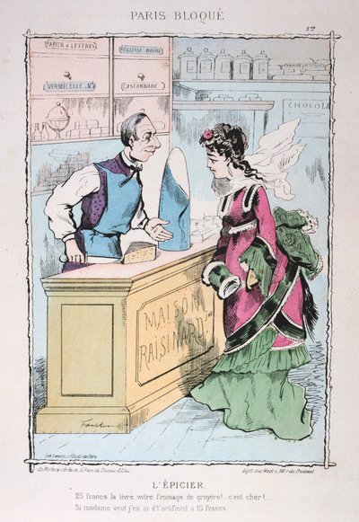 El tendero, 1870-1871 de Unbekannt