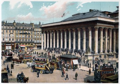 La Bolsa, París, c1900 de Unbekannt