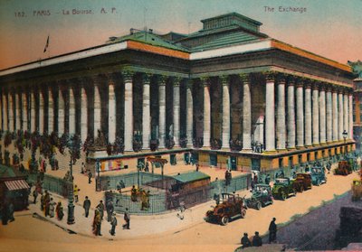 La Bolsa, París, c. 1920 de Unbekannt