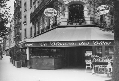 La Closerie des Lilas, Montparnasse de Unbekannt