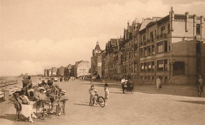 La Digue, el paseo, c1900 de Unbekannt