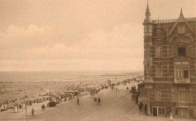 La Digue et la Plage, Paseo y la Playa, c. 1900 de Unbekannt