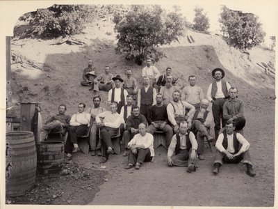Equipo de la mina La Grange, California, 1900s de Unbekannt