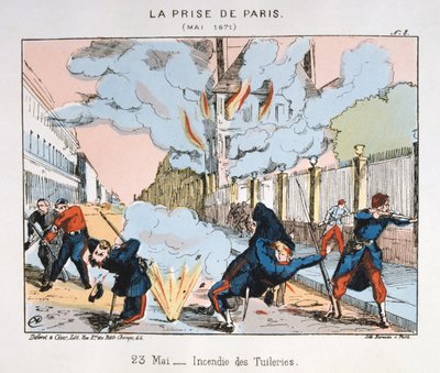 La Toma de París, 23 de mayo de 1871 de Unbekannt