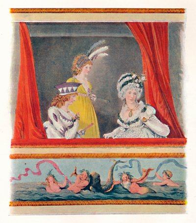 Damas en vestido de noche, 1796, 1904 de Unbekannt