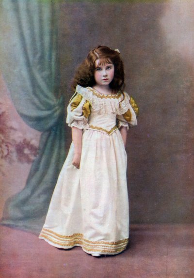 Lady Elizabeth Bowes-Lyon, a los seis años, 1906-1907 1923 de Unbekannt