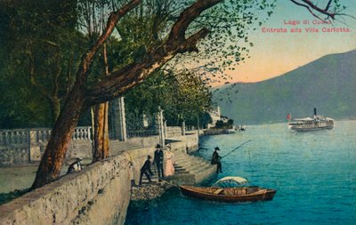 Lago de Como. Entrada a la Villa Carlotta, c. 1888 de Unbekannt