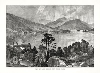 Lago George, Estado de Nueva York, EE. UU., 1877 de Unbekannt