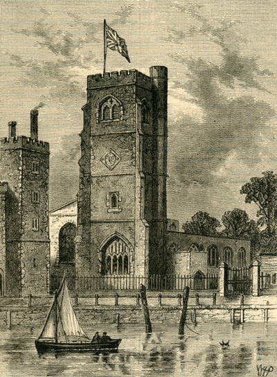 Iglesia de Lambeth 1825, c. 1878 de Unbekannt