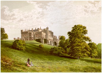 Castillo de Lambton, Condado de Durham, hogar del Conde de Durham, c1880 de Unbekannt