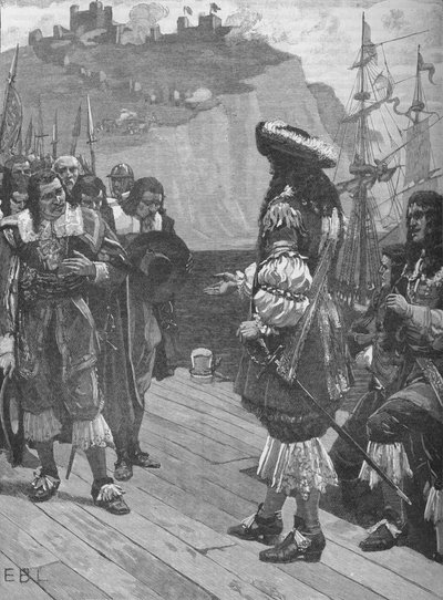 Desembarco del rey Carlos II en Dover, 1660, 1905 de Unbekannt
