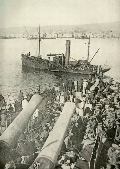 Desembarco de las Tropas Británicas en Salónica, 1919 de Unbekannt