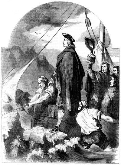 Desembarco del Caballero de St George en Escocia de Unbekannt
