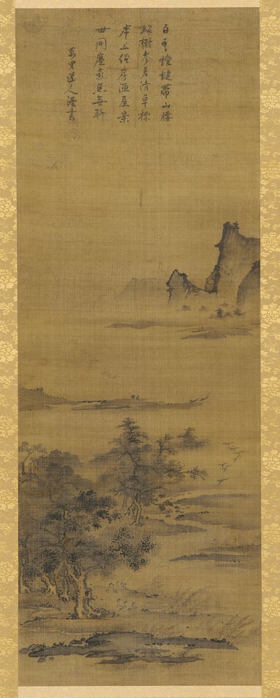 Paisaje, período Edo, siglo XVIII de Unbekannt
