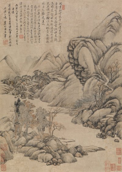 Paisaje: Víspera de Otoño de Unbekannt