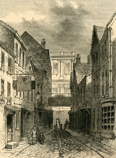 Camino que lleva a Ship Street, Greenwich 1830, c.1878 de Unbekannt