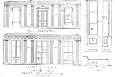 Gran Salón, Castillo de Montfermeil, París, 1924 de Unbekannt