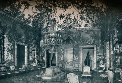Gran salón con techo de porcelana, Palacio Real, Madrid, c1927 de Unbekannt