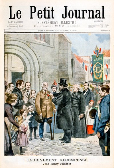 Recompensa tardía para Jean-Henry Phelipot, 1901 de Unbekannt