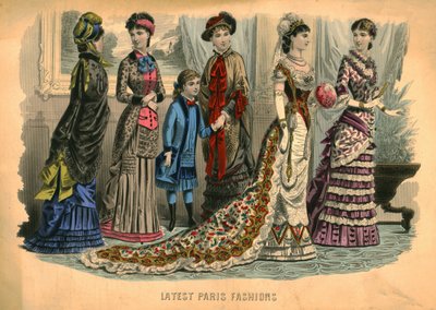Últimas modas de París, 1881 de Unbekannt