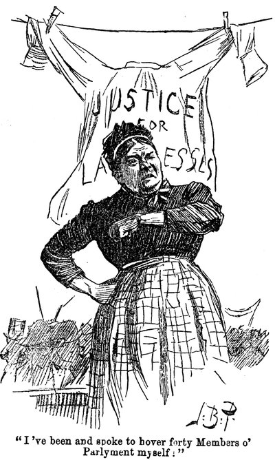 Huelga de lavanderas, 1891 de Unbekannt