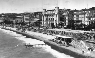 Le Palais de la Mediterranee en el Paseo de los Ingleses, Niza, sur de Francia, principios del siglo XX de Unbekannt