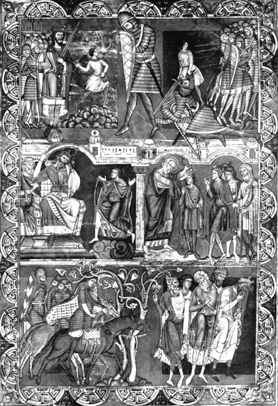 Hoja de una Biblia. Winchester, c. 1160-1170, 1930 de Unbekannt