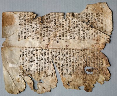 Hoja de una homilía cristiana, siglos V-VI de Unbekannt