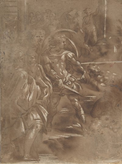 Tercio izquierdo de un martirio de San Pedro y San Pablo, 1508-ca. 1550 de Unbekannt