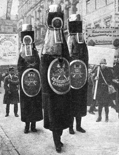 Gran desfile de anuncios de Leipzig, Leipzig, Alemania, 1922 de Unbekannt