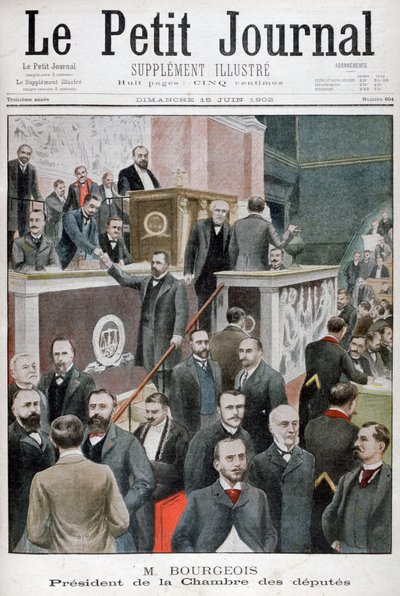 Leon Bourgeois, Presidente de la Cámara de Diputados, 1902 de Unbekannt
