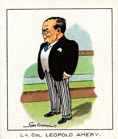 Leopold Charles Maurice Stennett Amery 1873-1955, político conservador inglés, 1929 de Unbekannt