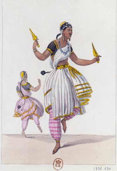 Les Bayaderes, 1838 de Unbekannt
