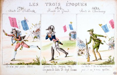 Las Tres Épocas, Revolución de 1830, París de Unbekannt
