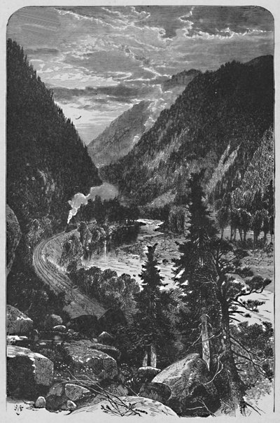 Estrechos de Lewistown en el Juniata, 1883 de Unbekannt