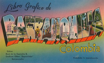 Libro Gráfico de Barranquilla, Colombia, c1940s de Unbekannt