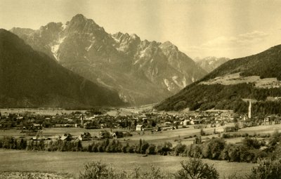 Lienz y el Spitzkofel, Tirol, Austria, c1935 de Unbekannt
