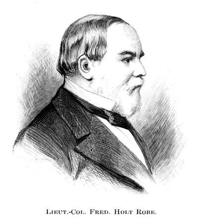 Teniente Coronel Frederick Holt Robe, 1886 de Unbekannt