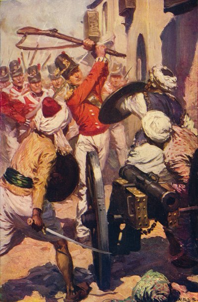 Teniente Pattinson en la Presencia de Karyguam, 1818 c1912 de Unbekannt