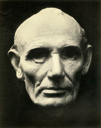 Máscara mortuoria de Abraham Lincoln de Unbekannt